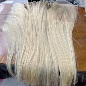 ผมต่อแบบชาวเวียดนามจากโรงงานมัดผมตรงสีบลอนด์แบบมัดผมสีน้ำตาลออมเบรจากโรงงาน - Product Image 2