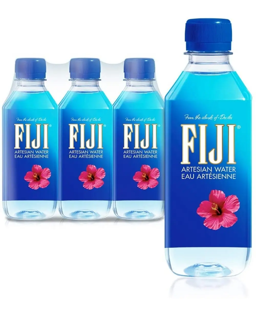 Agua potable mineral natural pura Agua de manantial de Fiji