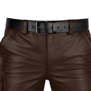 Shorts en cuir pour hommes, personnalisables avec votre logo, séchage rapide, respirant, best-seller, prix bas - Product Image 4