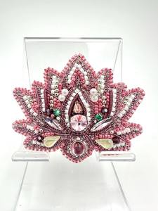 Beaded brooches Handmade designer brooch. High quality accessories. <b>Unique</b> design brooch. <b>Baby</b> shower best <b>gift</b>. - Product Image 6