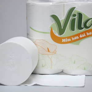 Papier toilette de poche de qualité supérieure, doux pour la peau, 6 rouleaux par sac, 100% pâte de bois vierge, 4 plis ou couches personnalisées - Product Image 3