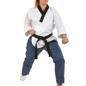 Costume de karaté respirant haute qualité 100% coton tissu Top qualité uniformes de judo et costume de karaté uniformes Kung Fu professionnels - Product Image 4