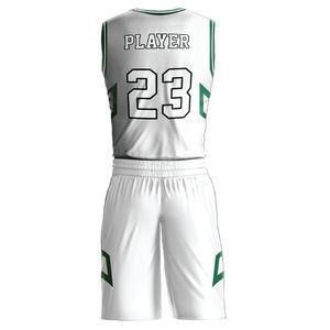 Custom Wholesale Design <b>Retro</b> Sublimation <b>Basketball</b> Uniform Team Competition <b>Basketball</b> Vests <b>Jersey</b> Set - Product Image 4