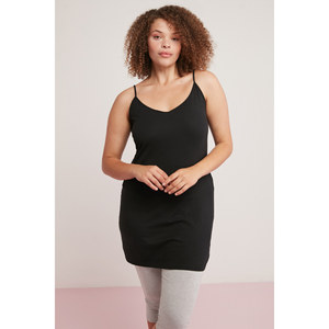 ETHIQUET Sabina Combinaison longue en coton pour femme, entièrement ajustée, à bretelles, sans manches, grande taille - Product Image 3