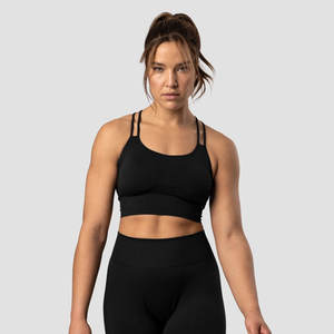 Fitness Ladies Bra Girls Running Gym Yoga Bra Logotipo personalizado Ejercicio Entrenamiento Mujeres Sujetador deportivo a la venta - Product Image 2