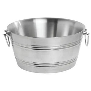 Accessoire de boisson ovale martelé en acier inoxydable de haute qualité - Product Image 5