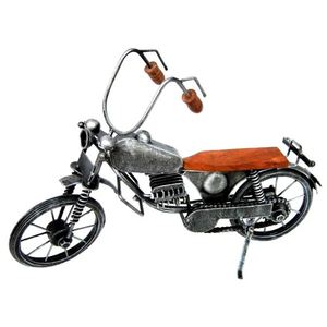 รถลากเหล็กสำหรับตกแต่งภายในขนาดเล็กที่ตั้งดอกไม้ทำจากผู้ผลิตอินเดียสำหรับเครื่องประดับต้นคริสต์มาส - Product Image 3