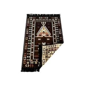SHARK anatolian prayer rug kilim 15 COFFEE - Product Image 1