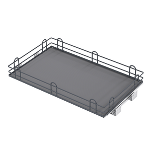 부드러운 닫힘 기능의 스틸 풀아웃 바스켓, 주방 캐비닛 액세서리, 친환경 다기능, 공간 절약형 캐비닛 수납 - Product Image 2