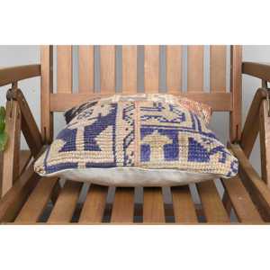 หมอนขนสัตว์14x14สีเบจ kilim สุดหรูเน้นสไตล์วินเทจฟู18X18ทรงสี่เหลี่ยม - Product Image 5