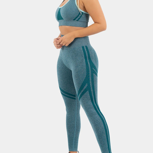 Venta al por mayor de las mujeres Leggings Push up Leggings Fitness Gym Sport Running Yoga Cintura alta Cintura elástica, Leggings de yoga - Product Image 3