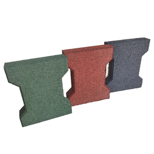 Pavimentadoras de goma para paisajismo, fabricante de Malasia, pavimentadoras de goma de hueso de perro de aterrizaje suave para pisos interiores/exteriores, envío rápido - Product Image 1