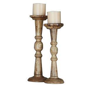 Portavelas votivo de forma personalizada de alta calidad para decoración de mesa de restaurante portavelas de Pilar dorado - Product Image 3