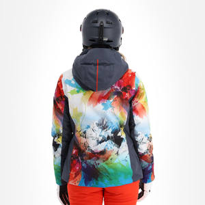 Vestes Softshell coupe-vent personnalisées, sublimées, quantité en vrac imperméable et légère avec fermeture à glissière - Product Image 4