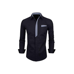 <b>Men's</b> Cotton <b>Satin</b> Hawaiian <b>Shirt</b> Summer Beach Dress Printed Patchwork Button Full Sleeves Non-Iron Casual Style Poplin Fabric - Product Image 1