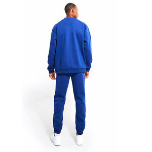 Costumes de survêtement bleus confortables de haute qualité fabriqués au Pakistan meilleure vente vêtements d'entraînement de gymnastique costumes de survêtement d'hiver solides et écologiques - Product Image 2