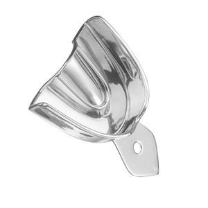 Bandejas de Impresión Dental Reutilizables Manuales de Acero Inoxidable Alemán de Alta Calidad, Agarre Ergonómico, Anti-reflexo de Mordida, Uso Profesional - Product Image 2