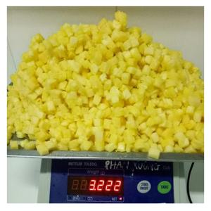 Cubes d'ananas congelés en vrac Vietnam Meilleur ananas congelé en dés avec douceur naturelle et forme uniforme pour le service OEM - Product Image 6