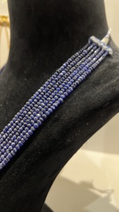 Stand Multi-Strand Dori Collier 6 Couches Réglables Saphir Perles 3-5mm Naturel Style Ethnique Mode De Mariage - Product Image 4