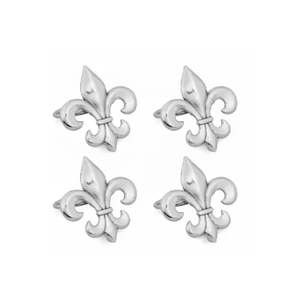 Servilleteros de Metal hechos a mano con acabado antiguo para el hogar, cena, fiesta, vajilla, servilleteros decorativos en forma de hoja - Product Image 6