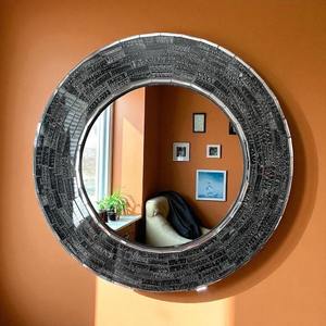 Marco de Espejo de Pared de Mosaico Elegante Hecho a Mano para Dormitorio, Sala de Estar y Comedor, Espejo Decorativo de Pared para Sala de Estar - Product Image 4