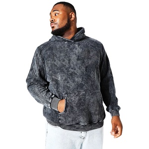 100% Material de algodón Vintage lavado ácido desgastado alta calidad 2043 nuevos hombres transpirable Sudadera con capucha de gran tamaño rasgada sudaderas con capucha - Product Image 1