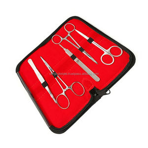 Kit de disección veterinaria para cirugía menor, fuente de alimentación Manual de acero inoxidable, instrumentos quirúrgicos, estuche básico para herramientas quirúrgicas - Product Image 1