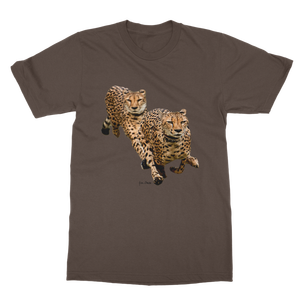 Camiseta Clásica para Adultos Cheetah Brothers con Patrón Sólido, Ligera, de Jersey de Algodón/Fibra de Bambú, Estilo Urbano, 220 Gramos de Peso de Tela - Product Image 5