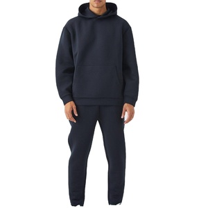 ชุดวอร์มผู้ชายสั่งตัดคุณภาพสูงสำหรับฤดูหนาว ทรงปกติ ผ้าฝ้าย 100% ระบายอากาศได้ดี ดีไซน์ 2 in 1 รุ่นปี 2026 - Product Image 1