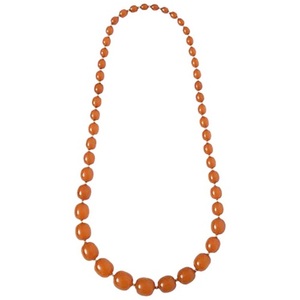 สร้อยคอลูกปัดเรซินเครื่องประดับเรซิ่นพร้อมจี้ชนเผ่าเรซินสร้อยคอลูกปัดเทอร์ควอยซ์ - Product Image 1