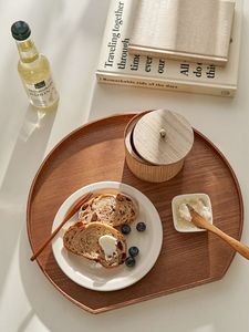 Variété assiette à salade en bois plateau de service boîte en pin thème amour bateau ovale bonbons biscuits nourriture fruits décoration de la maison cadeau - Product Image 4