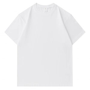 Camisetas Oversized Mujer Camisas Tallas grandes Logotipo personalizado 100% Algodón O-cuello Camiseta para mujer - Product Image 3