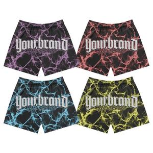 2025กางเกงขาสั้นชายหาดสำหรับผู้ชายกางเกงขาสั้นตาข่ายวิ่งจ๊อกกิ้งแห้งเร็วแบบซับลิเมชันออกแบบโลโก้ได้ตามต้องการ - Product Image 2