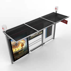 Nhà chờ xe buýt cao cấp với hệ thống AC & cửa trượt tự động có hộp đèn quảng cáo - Product Image 3