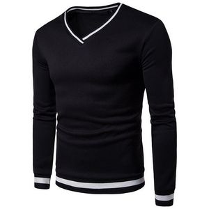 Venta al por mayor personalizado al por mayor de gran tamaño gimnasio cuello redondo 450g sudadera para hombres V cuello sudaderas - Product Image 1