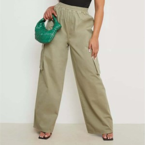 Tissu en nylon extensible de qualité supérieure 85% polyamide 15% élasthanne utilitaire tissé pantalon cargo respirant pantalon cargo pour femme - Product Image 4