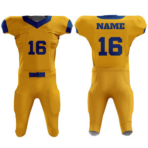 Uniforme de football américain respirant de haute qualité avec logo personnalisé 100% polyester Uniformes de football américain personnalisés - Product Image 3