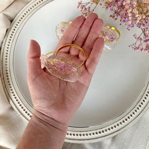 Anillo de Servilleta de Resina, Decoración de Mesa para Restaurante, Boda, Fiesta, Anillos de Servilleta de Resina Hechos a Mano, Anillo de Servilleta Personalizado - Product Image 1