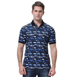 Top-Demanded Men's Slim Fit para Polos Bordado personalizado Diseño único de alto grado Poliéster transpirable Ropa informal impresa - Product Image 2