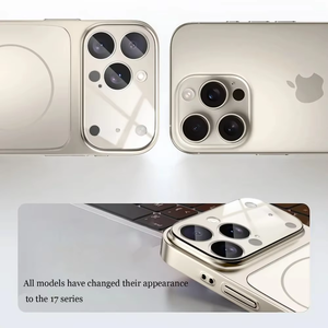 Custodie per cellulare in vetro smerigliato di colore originale per <span class=keywords><strong>iPhone</strong></span> 17air 16 15 <span class=keywords><strong>14</strong></span> <span class=keywords><strong>Pro</strong></span> Max protezione per lenti posteriori antiurto - Product Image 5