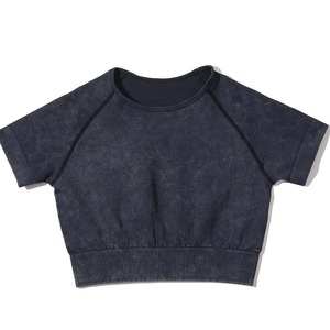 Custom Logo Seamless Yoga Set Women Fitness Sportswear Sports Suits Gym Clothing Workout Clothes High <b>Waist</b> Leggings Crop <b>Top</b> - Product Image 3