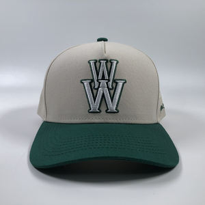 หมวกเบสบอล 5 แผงสั่งทำจากโรงงานโดยตรง พร้อมโลโก้ 3 มิติแบบนูน ผ้ากำมะหยี่ สไตล์สปอร์ต ลายใบไม้ แฟชั่นทันสมัย - Product Image 4