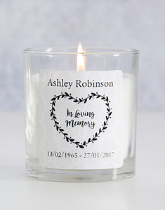 ชุดของขวัญของขวัญฝรั่งเศส4สีพิมพ์ลายตัวอักษรเทียนหัวใจความทรงจำที่กำหนดเองได้ - Product Image 2