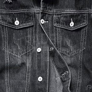 Chaqueta vaquera ajustada de fabricación profesional para hombre, ropa informal para uso en exteriores, chaqueta vaquera para hombre con personalización - Product Image 6