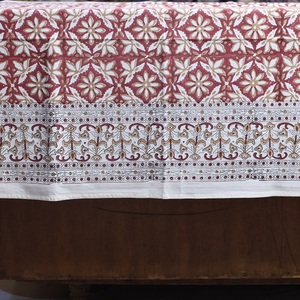 Bộ đồ giường in khối tay chỉ có thiết kế hiện đại trên vải cotton hữu cơ nhẹ thoáng khí và lý tưởng cho gia đình - Product Image 1