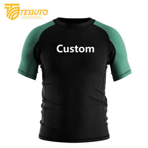 เสื้อรัดกล้ามเนื้อ MMA ระดับพรีเมียม ปักโลโก้ได้ตามต้องการ สำหรับกีฬา No-Gi Jiu Jitsu และ Grappling ผลิตในประเทศปากีสถาน - Product Image 4