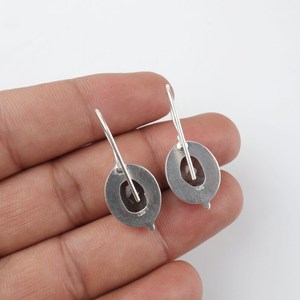 Pendientes de Plata de Ley con Citrino Hechos a Mano, Chapados en Oro, Certificados por IGI, Piedra de Nacimiento de Noviembre, Elegante Regalo de Aniversario para Mujer - Product Image 2
