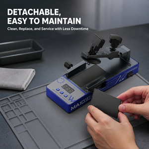 Machine de séparation professionnelle 0-130°C pour réparation d'écrans <span class=keywords><strong>iPhone</strong></span> et Android avec conception de dégagement de caméra - Product Image 6