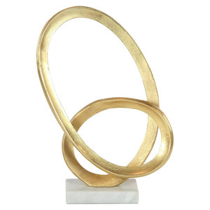 Décoration en métal orné pour la maison moderne, salon, cheminée, étagère, table et entrée, support de décoration par Ambience Lifestyle - Product Image 6