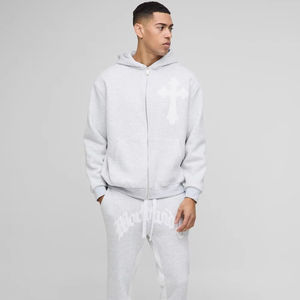 ชุดวอร์มกางเกงมีฮู้ดพิมพ์สกรีนได้ตามต้องการ - Product Image 1